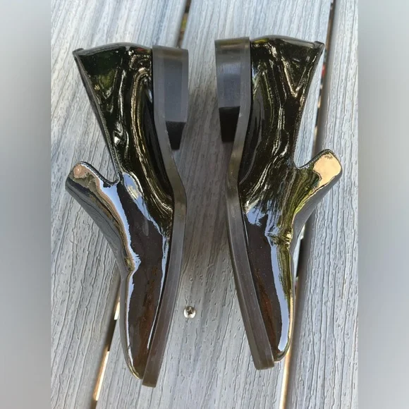 ME+EM Black Patent Leather Loafers - Picture 7 of 9